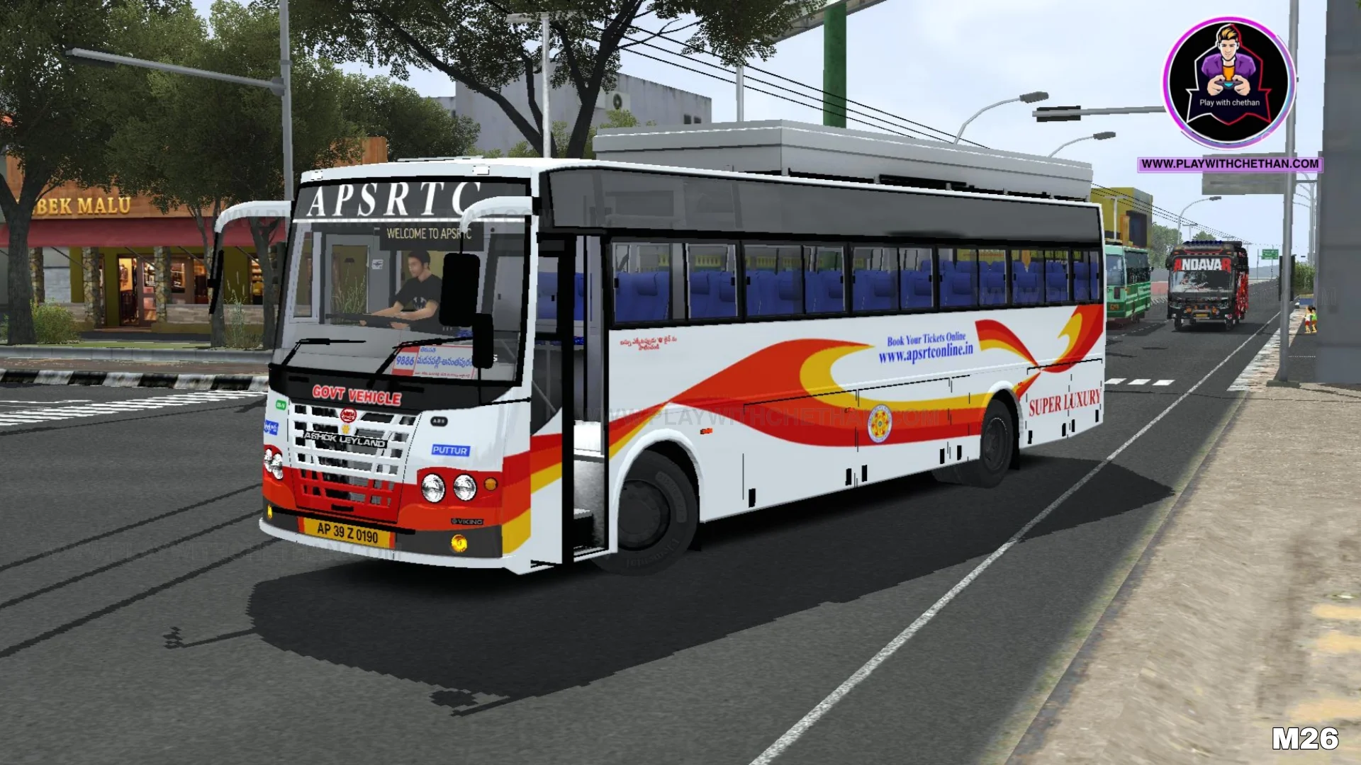 apsrtc super luxury amba coach ashok leyland bs4 & tata bs4 normal bus mods for bussid & bussin - Gallery 2