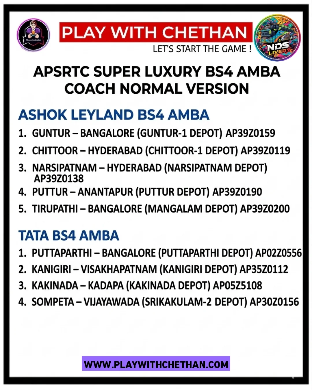 apsrtc super luxury amba coach ashok leyland bs4 & tata bs4 normal bus mods for bussid & bussin - Gallery 18