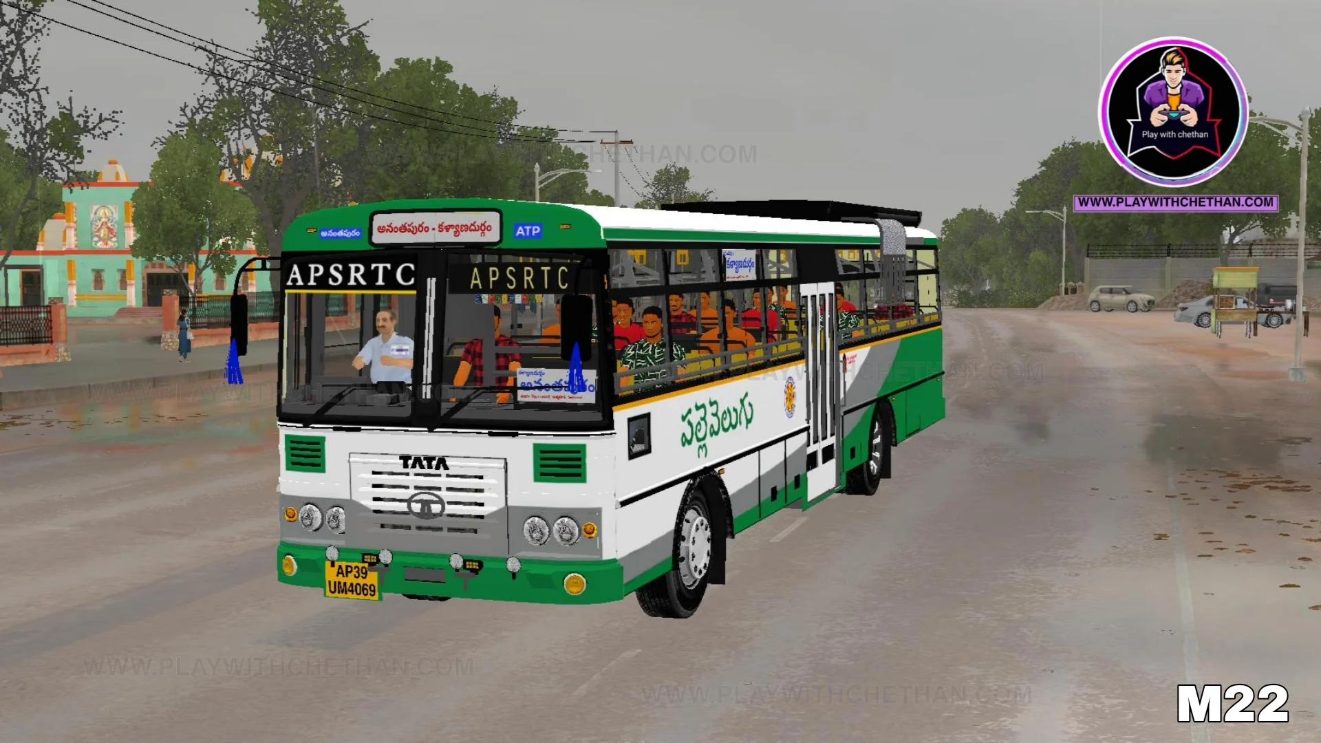 apsrtc ultra pallevelugu Tata bs6 bus mod for BUSSID & BUSSIN