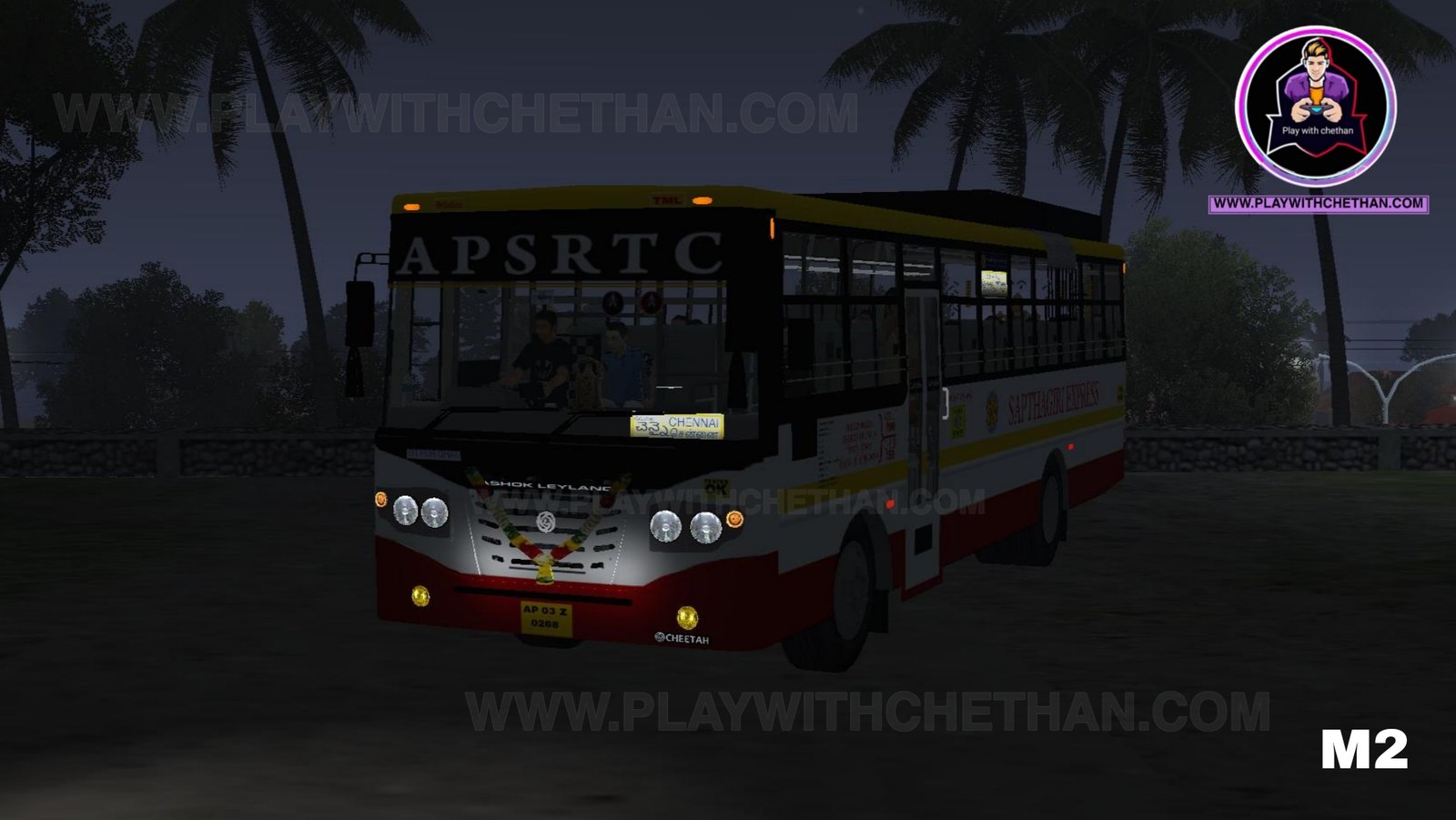 APSRTC SAPTHAGIRI EXPRESS Ashok Leyland bs3 BUS MOD for bus simulator Indonesia (BUSSID) - Gallery 6