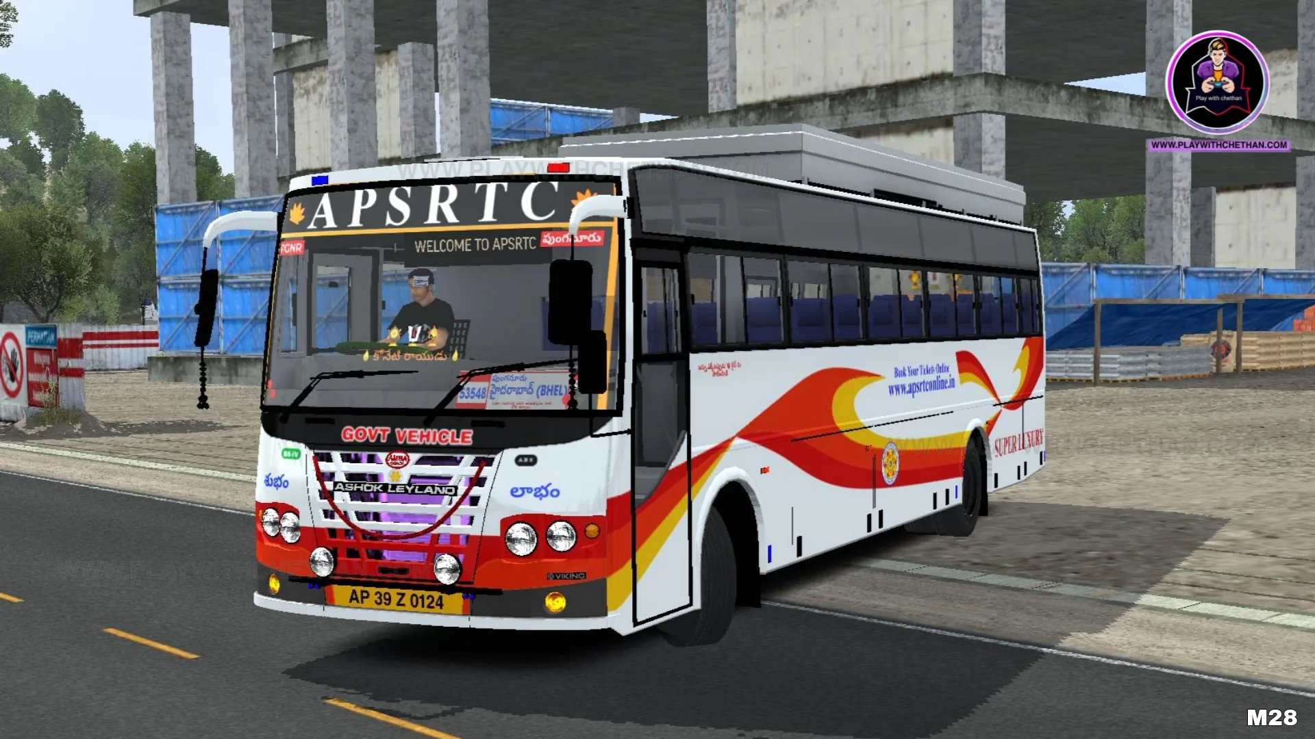 apsrtc super luxury amba coach bs4 modified bus mods for bussid & bussin