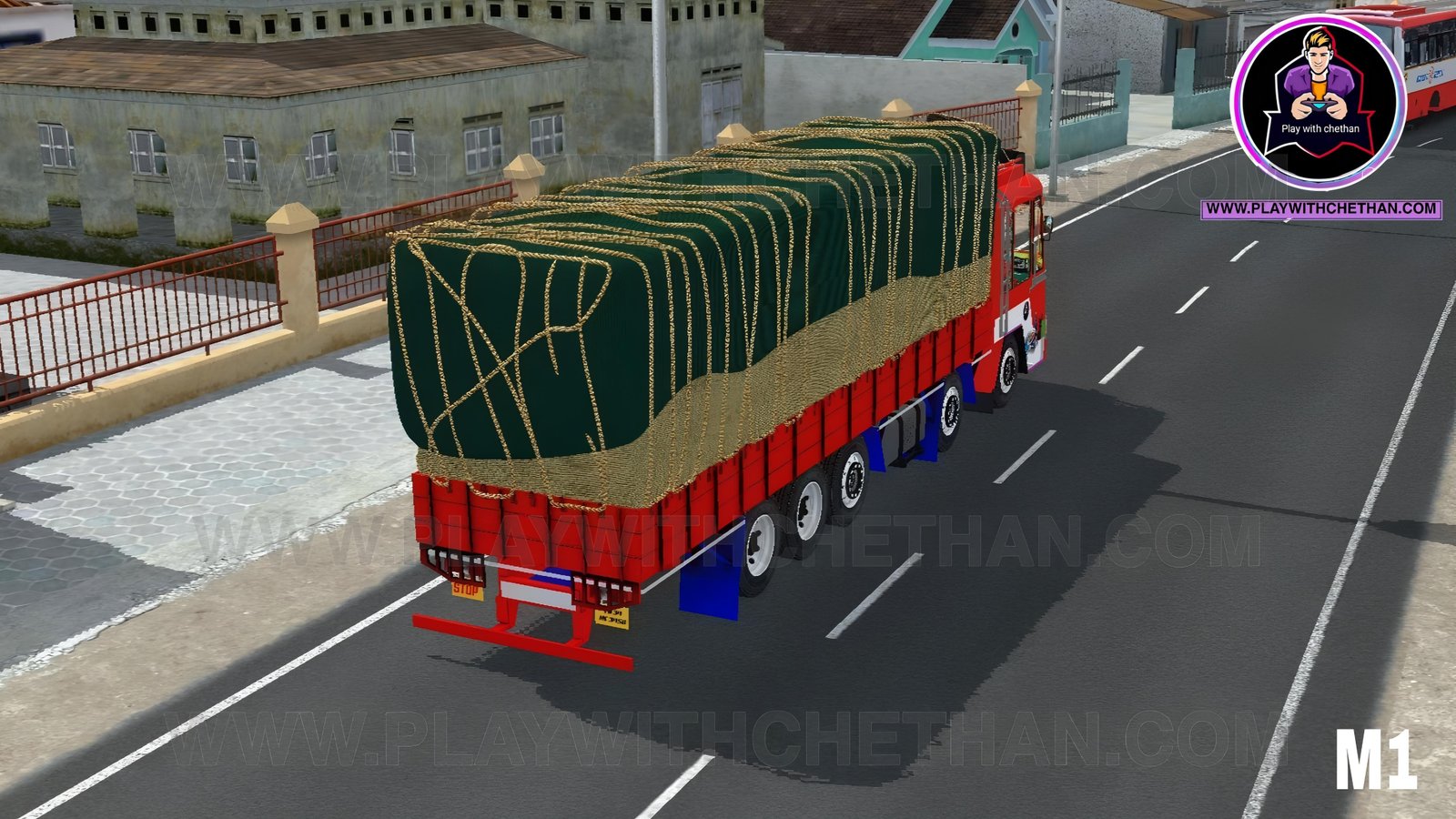 Ashok Leyland 16 wheel lorry mod bus simulator Indonesia (BUSSID) - Gallery 3