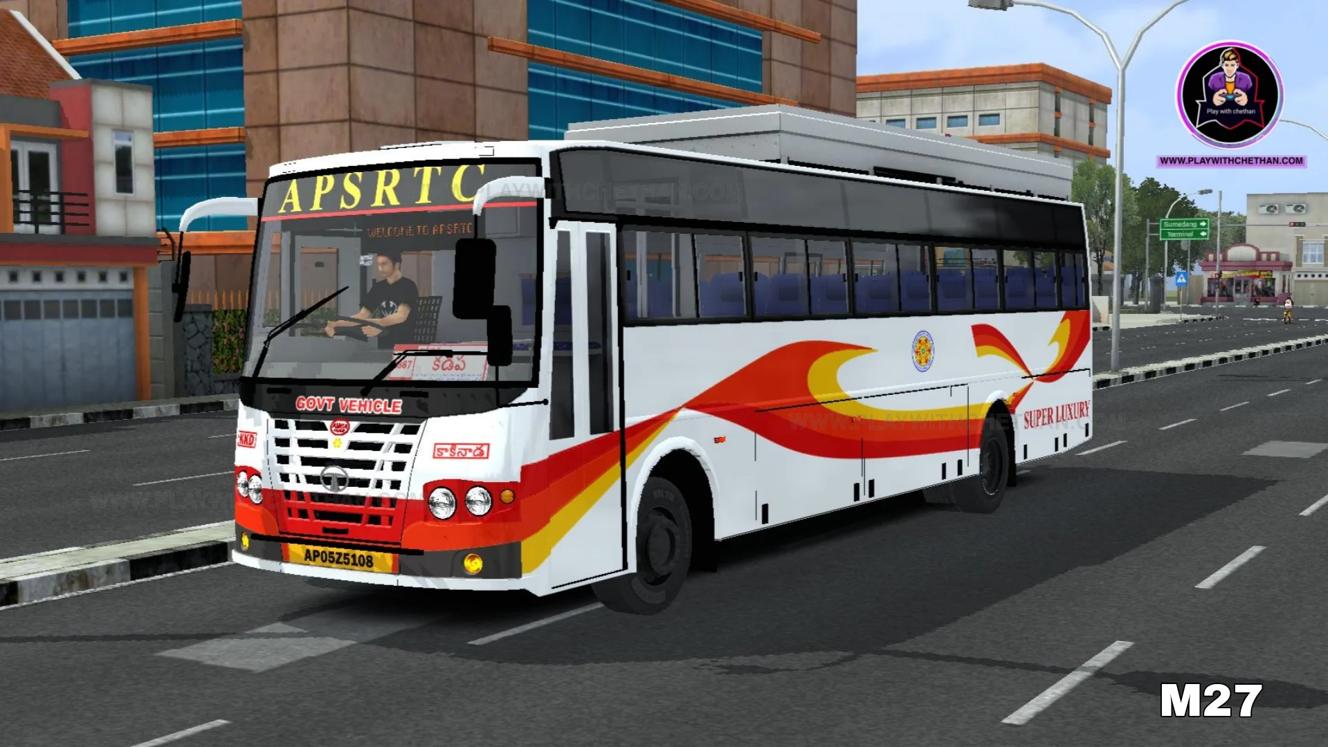 apsrtc super luxury amba coach ashok leyland bs4 & tata bs4 normal bus mods for bussid & bussin - Gallery 3