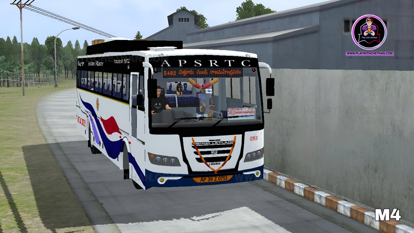 APSRTC SUPER LUXURY ashok leyland bs6 for bus simulator Indonesia (BUSSID)