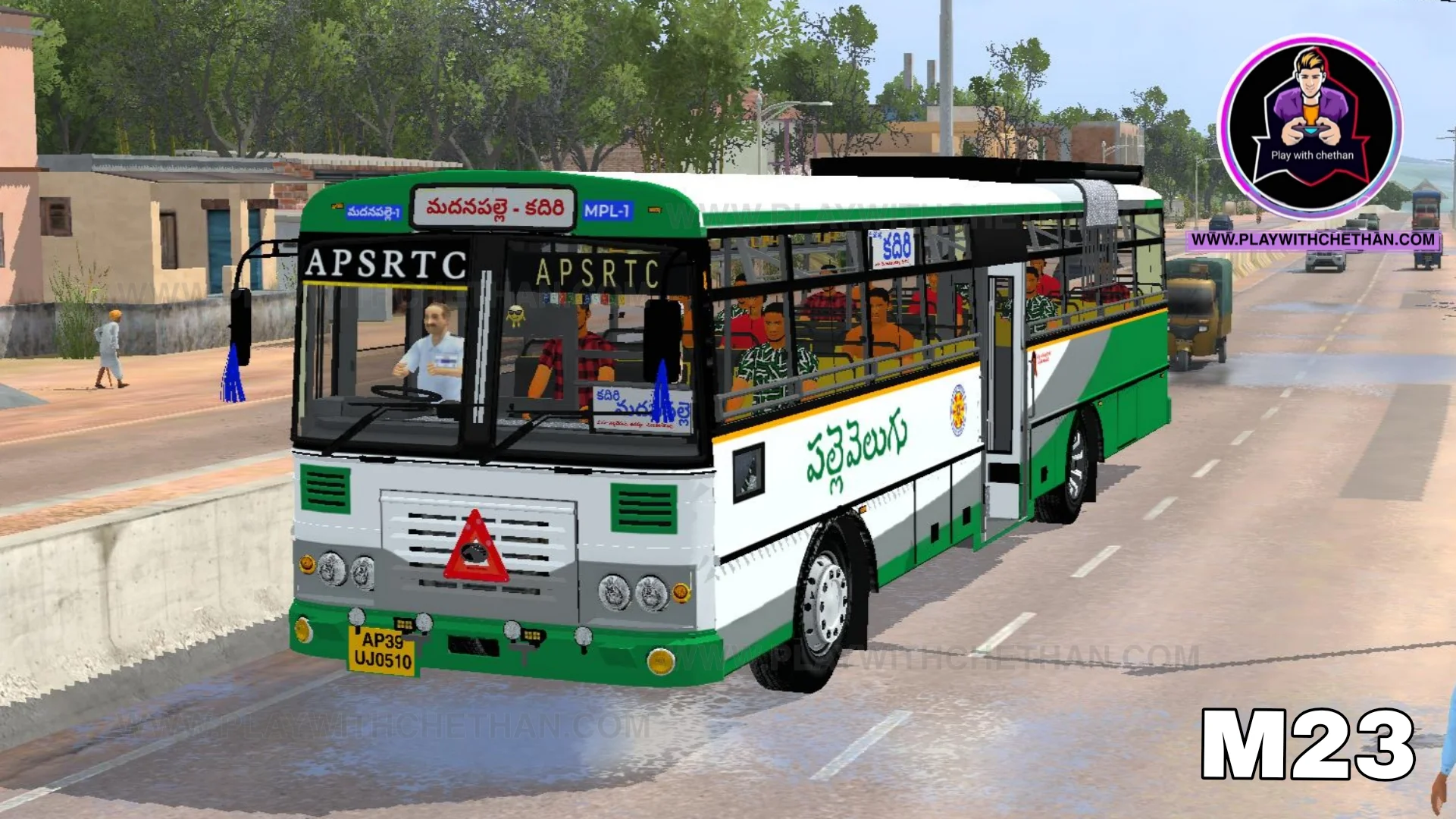 apsrtc pallevelugu eicher bs6 bus mod for BUSSID & BUSSIN